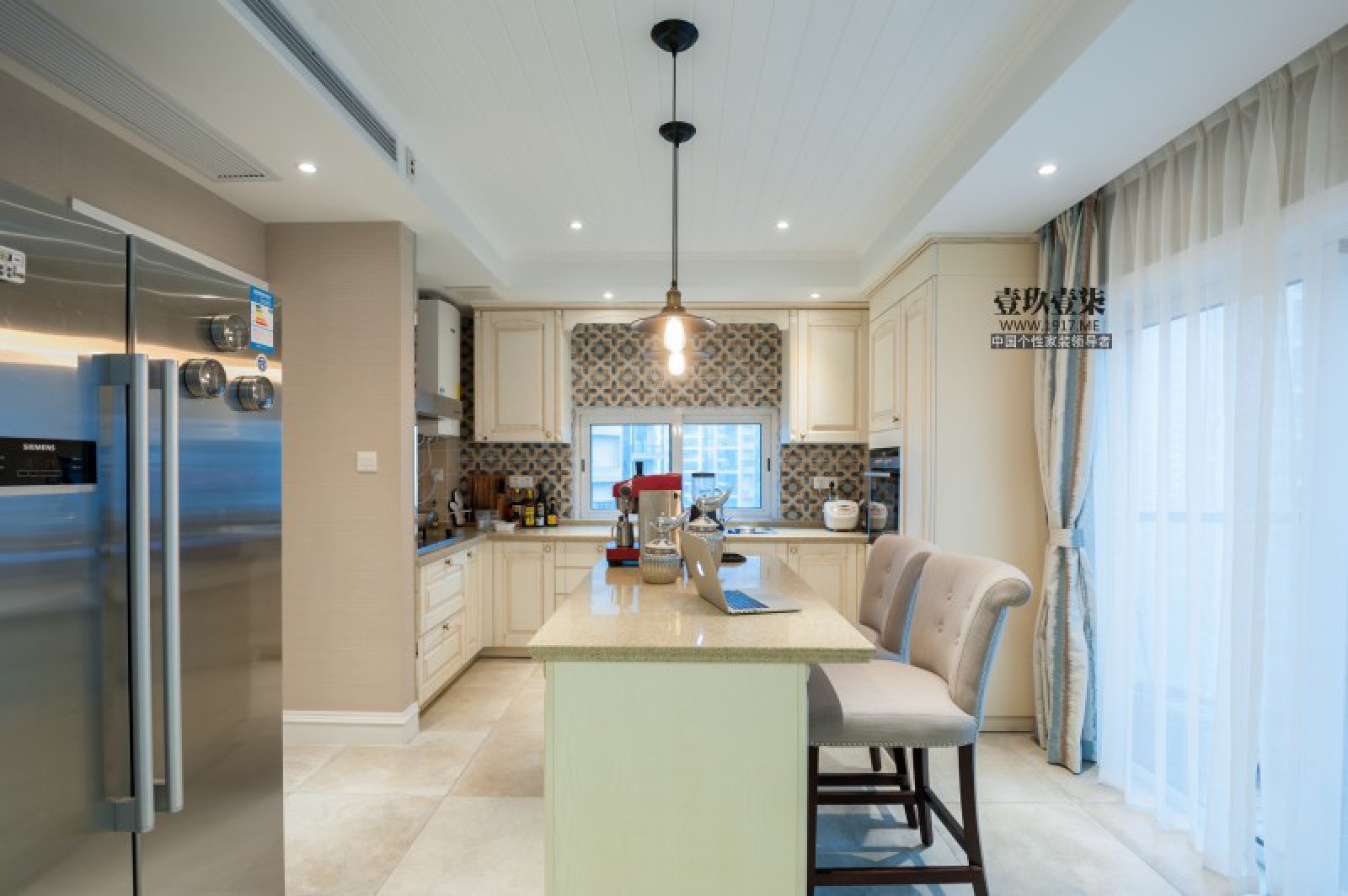 143㎡摩登美式住宅设计-10