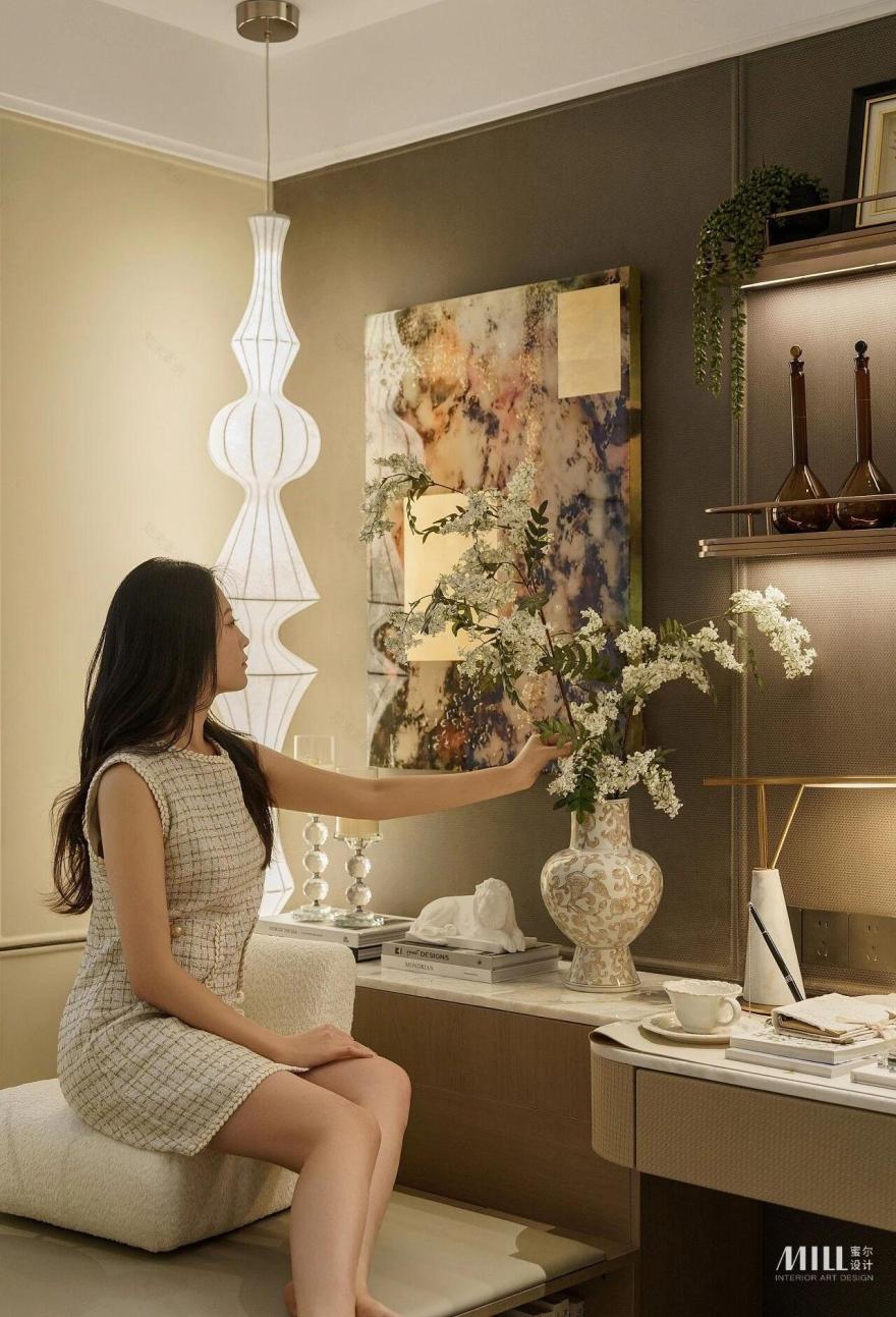 武汉万科·公园大道92m²&102m²样板间丨中国武汉丨深圳市蜜尔室内艺术设计有限公司-25