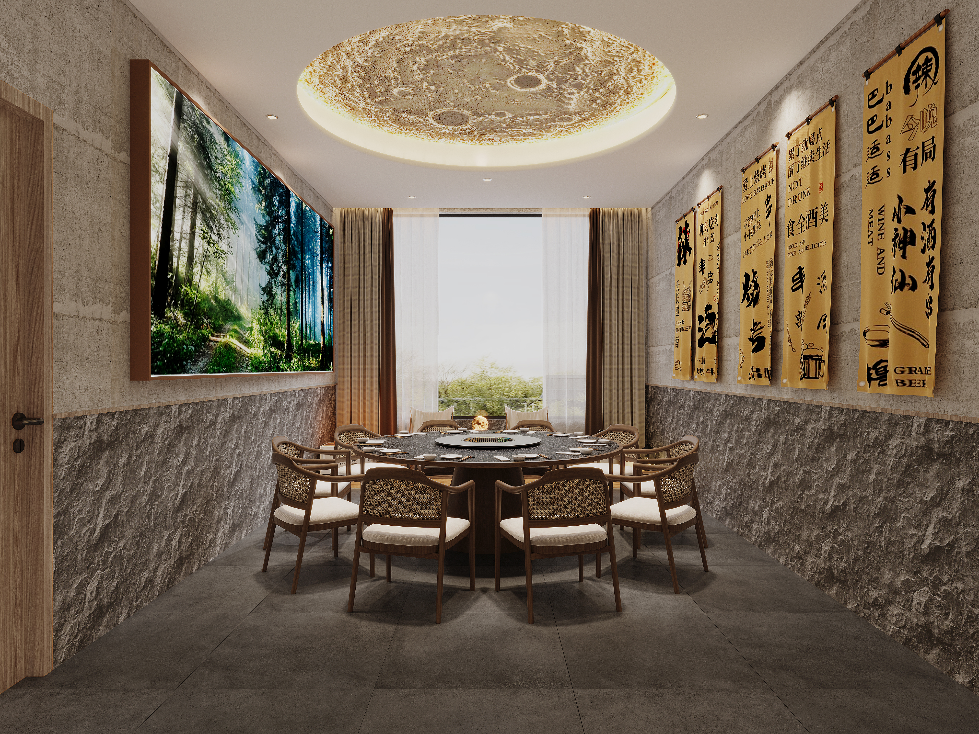 独特的露营风餐厅设计：开启全新的用餐体验-2