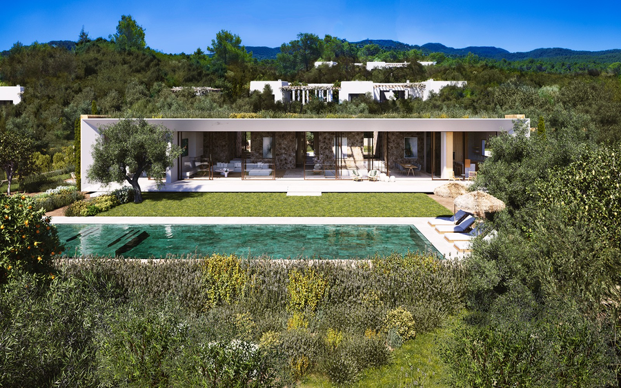 18 位建筑大师的伊维萨岛私人别墅设计,自然融入奢华-58