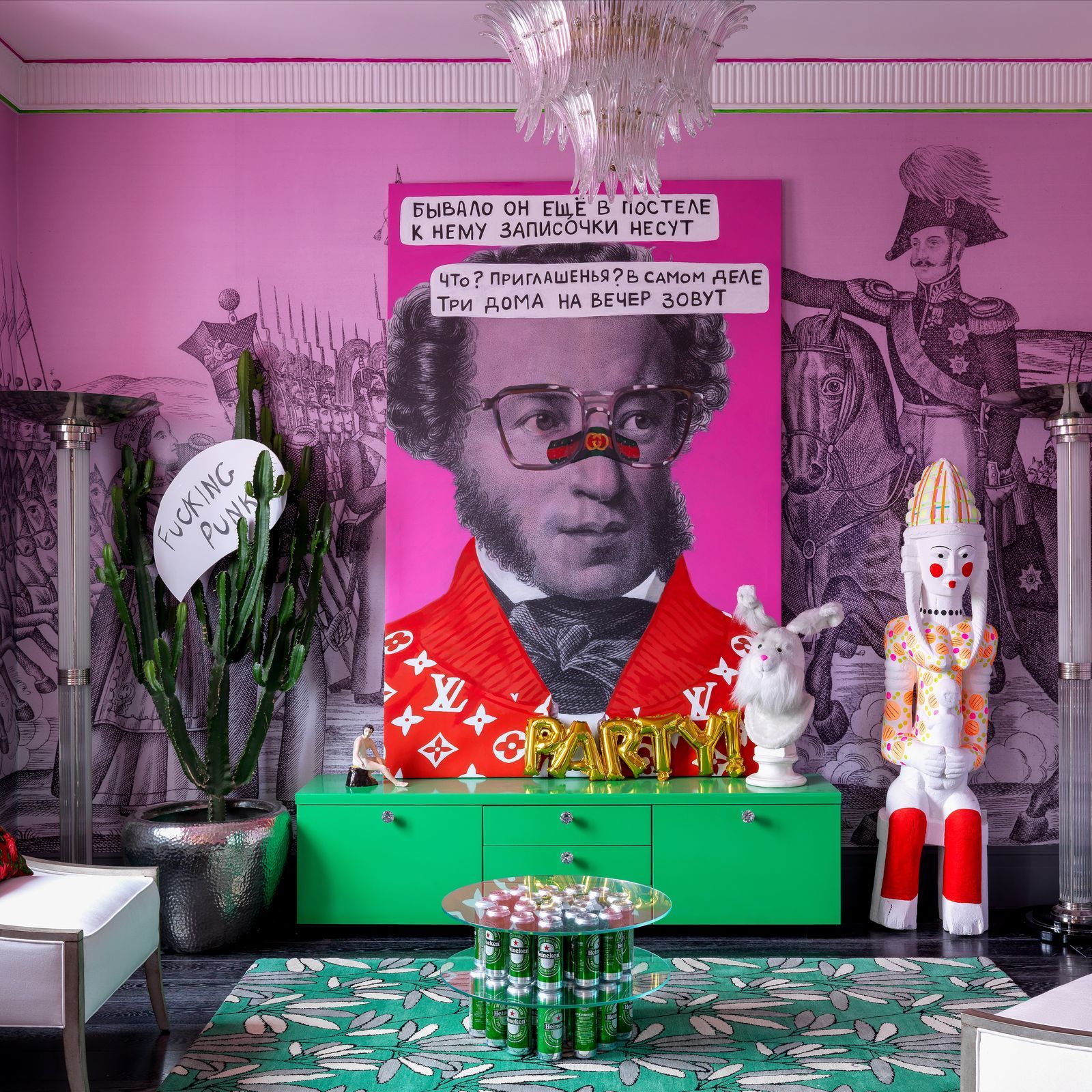 莫斯科50平米充满波普艺术与俄罗斯特色公寓丨俄罗斯莫斯科丨俄罗斯Only Design工作室-2