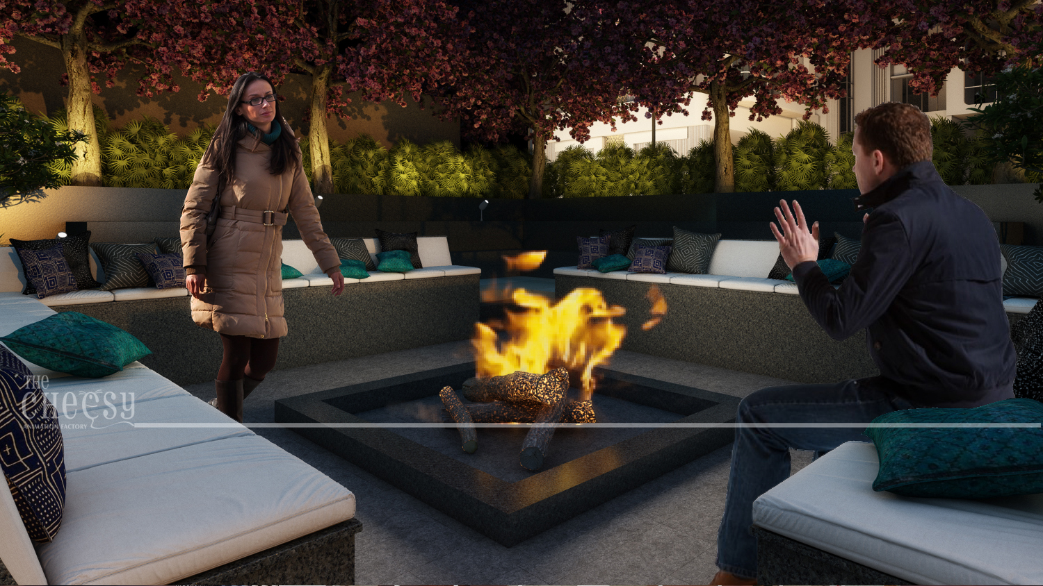 三维渲染呈现的住宅与工业空间艺术-0