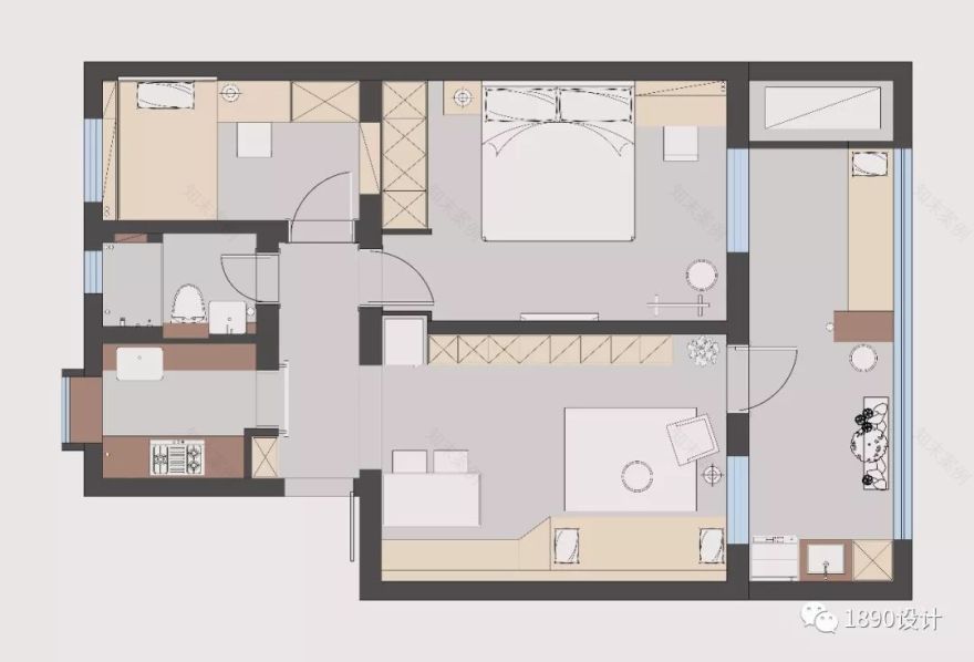 年轻一代的家装设计 | 5 个案例展示现代生活方式与空间利用-64