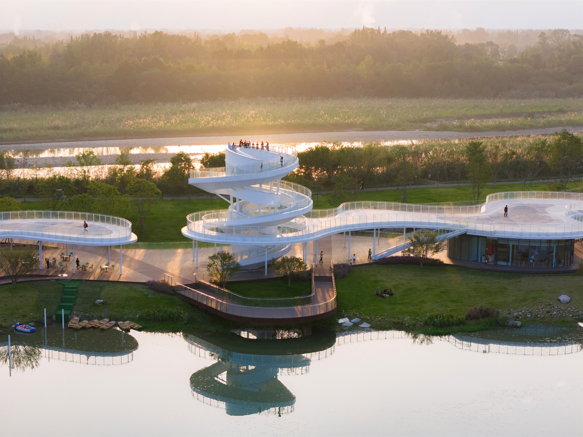 凫岛  鲁家滩湿地公园商业服务中心丨中国成都丨MUDA慕达建筑-63