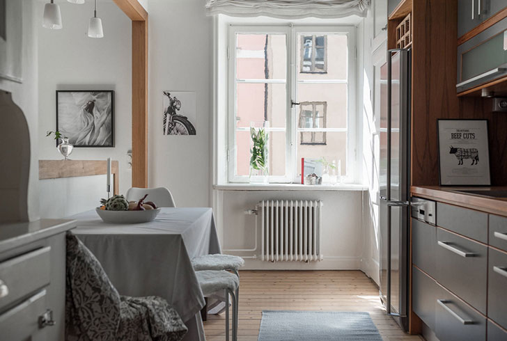 斯堪的纳维亚风格一居室打造私密卧室-13