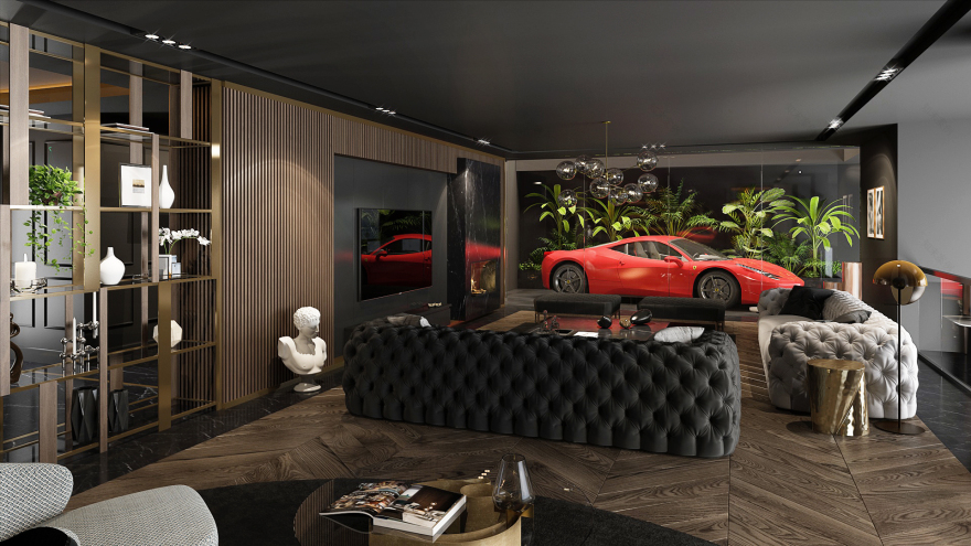 VILLA B-200 FERRARI IN THE LIVING ROOM-4