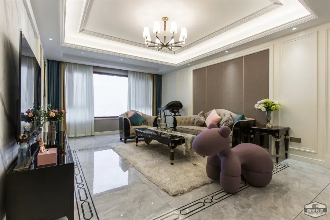 现代轻奢风尚 · 吾悦华府 52#精致家居设计丨格堂装饰-3