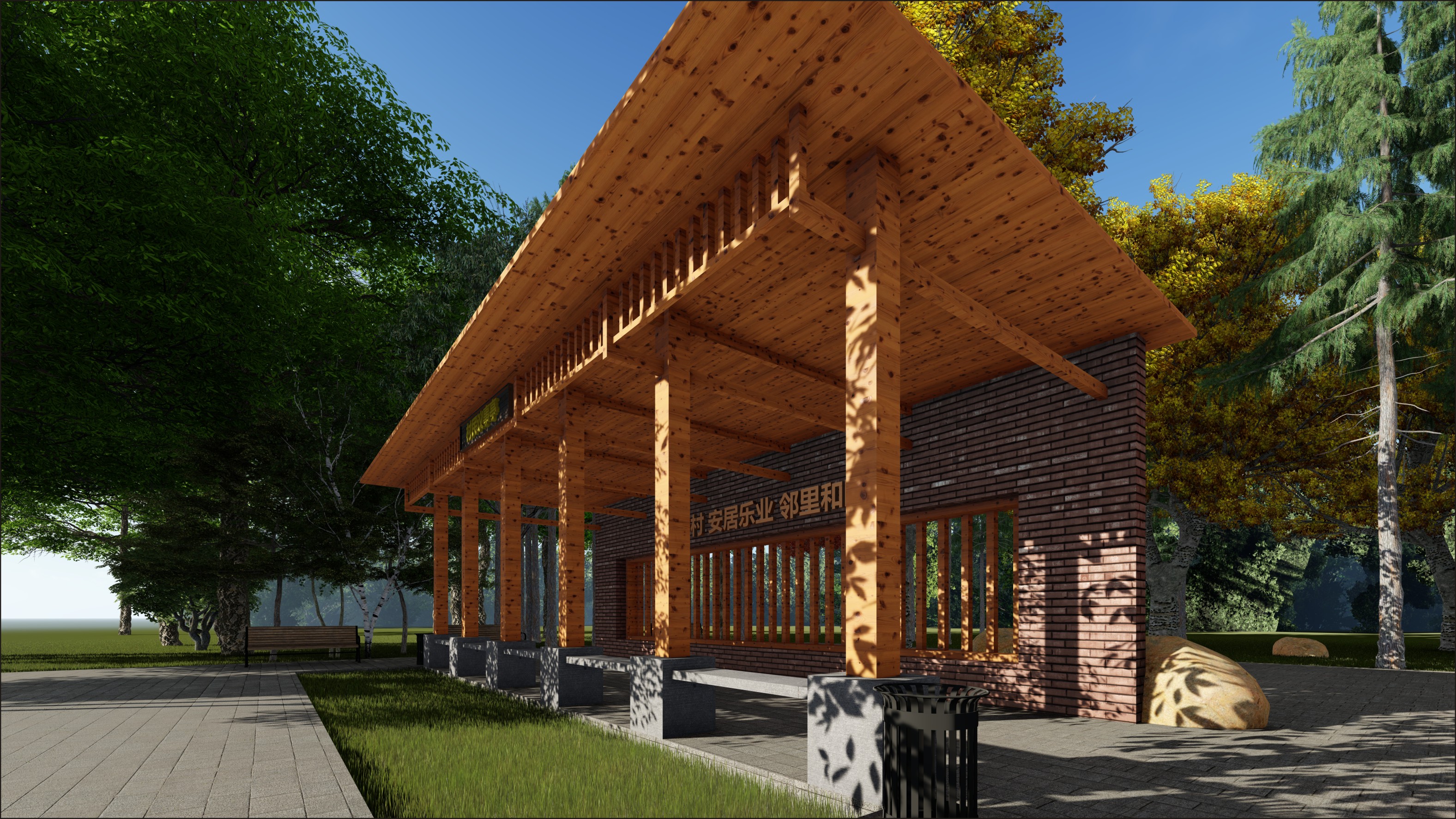 乡村建设，和美乡村，村民议事亭-5