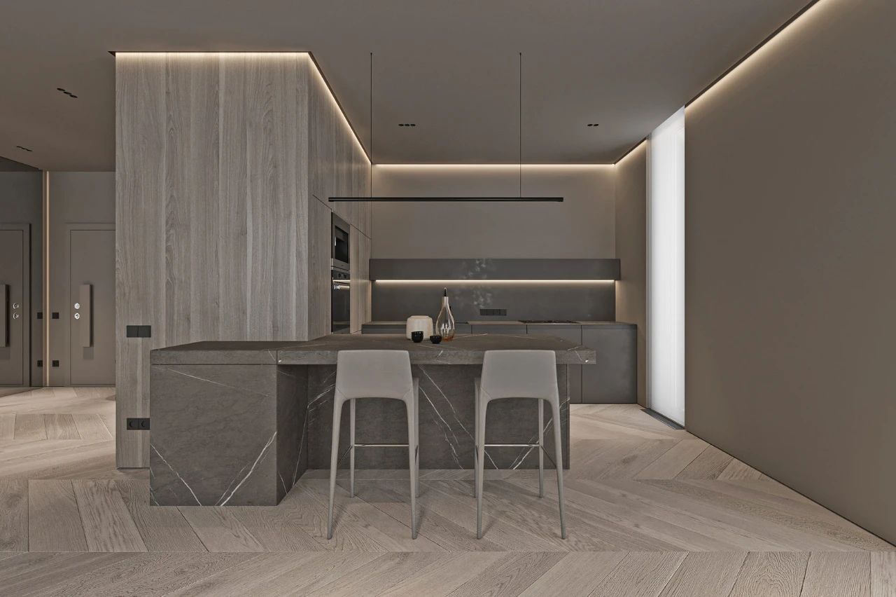 Ivan Honcharenko 打造 100㎡高级灰空间，简约而细腻-70