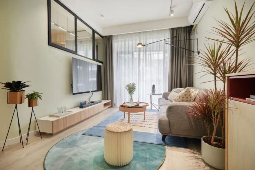 广州 78㎡原木风两居室婚房丨中国广州丨多乐士专业师傅-6