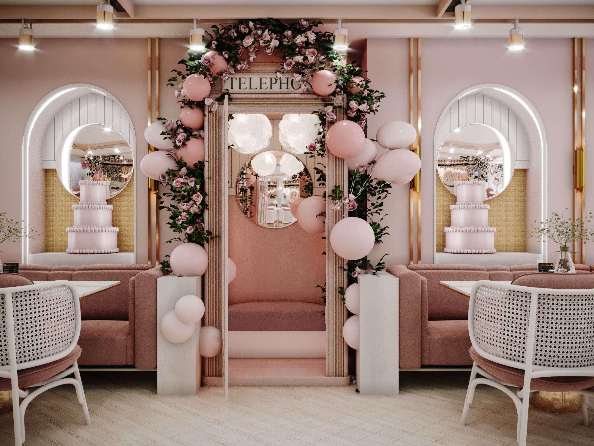 朋克蛋糕咖啡馆丨First designs-5