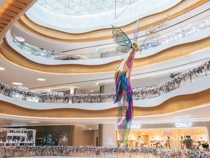 深圳宝安大仟里沐光仙子装置丨中国深圳丨AART 策展人,艺术家陈思民-2