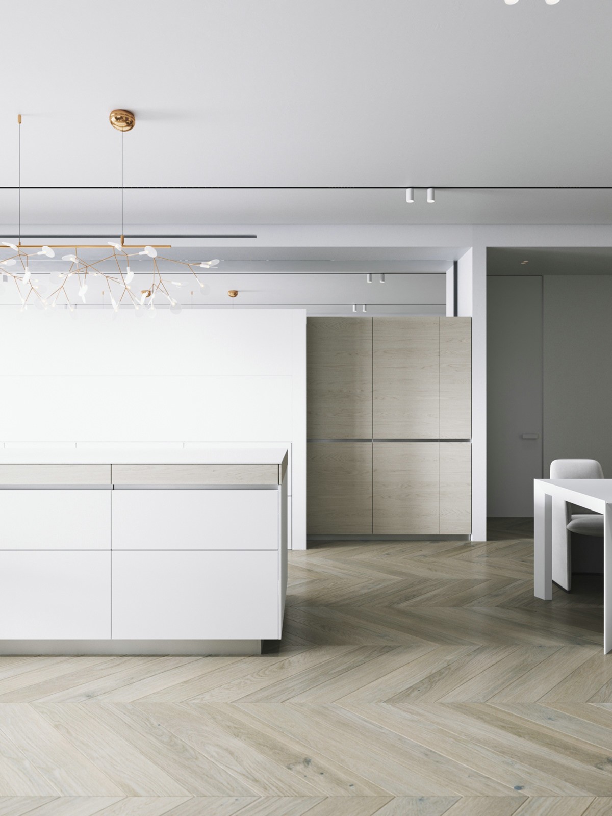 212㎡ 浅色系营造出自然柔和的氛围-5