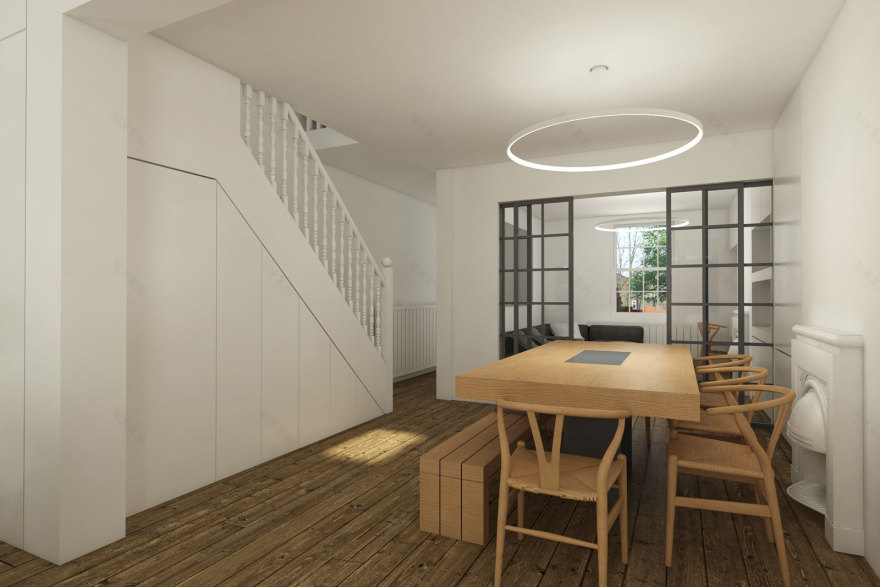 dacre park house rear extension and remodeling 1-4