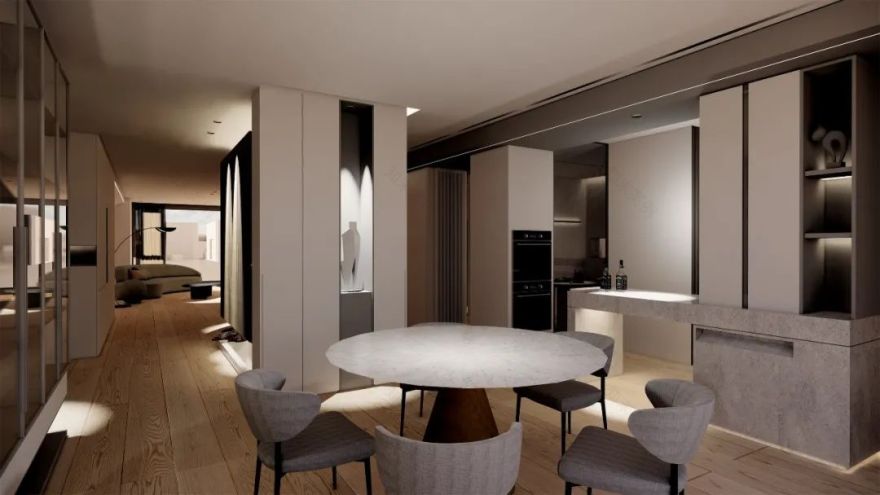 彭博设计 | H 宅 | 现代简约,互动生活-28