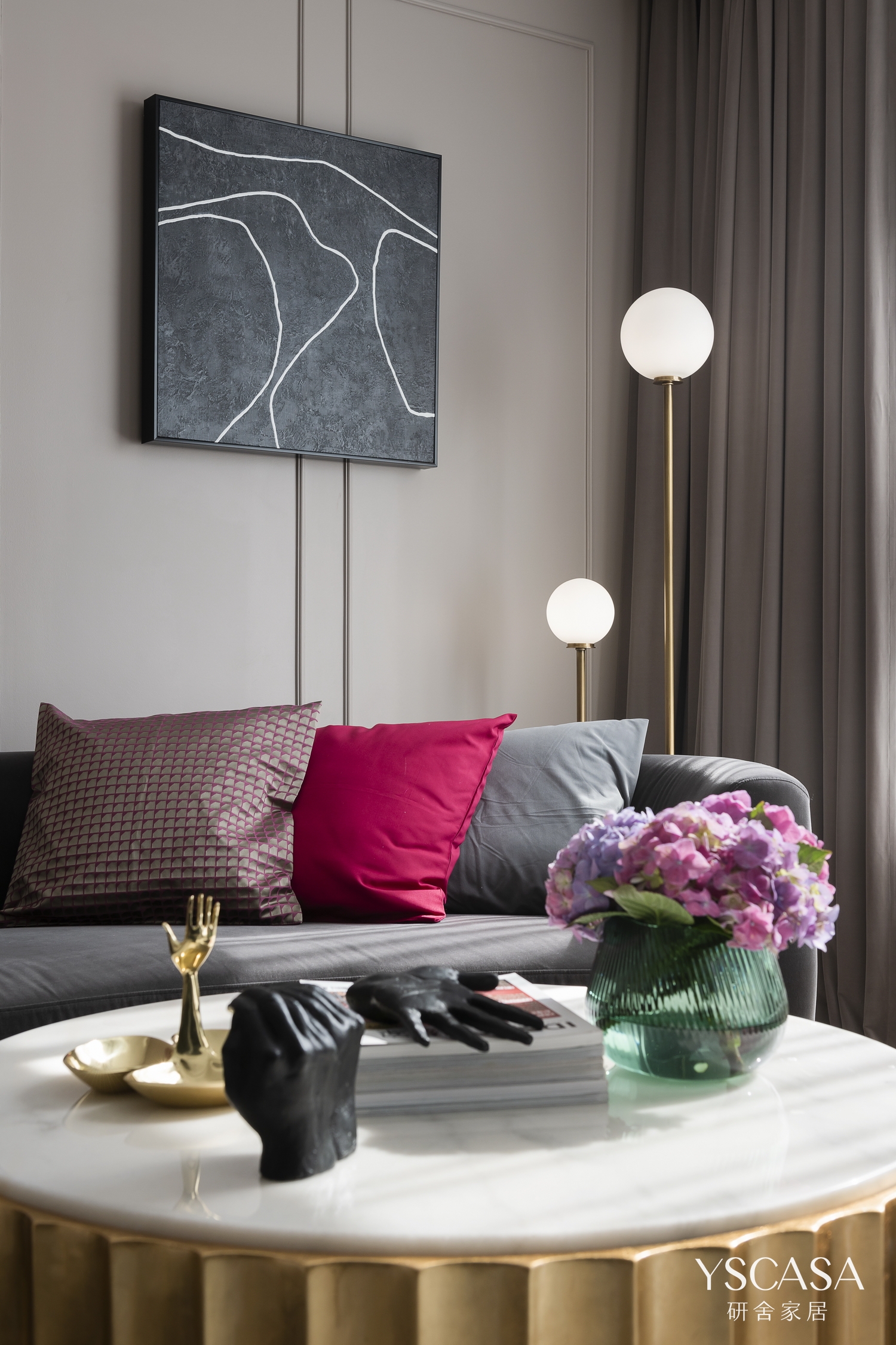 重庆东原旭辉江山樾 178㎡洋房装修 现代轻奢混搭生活-27