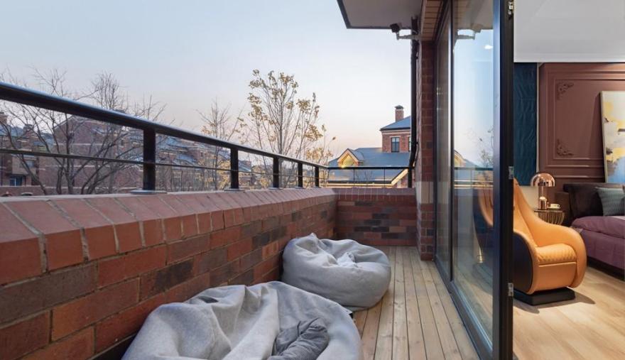 北京奥北别墅区叠拼别墅 | 美式宁静舒适,中式书房浪漫灵动-17