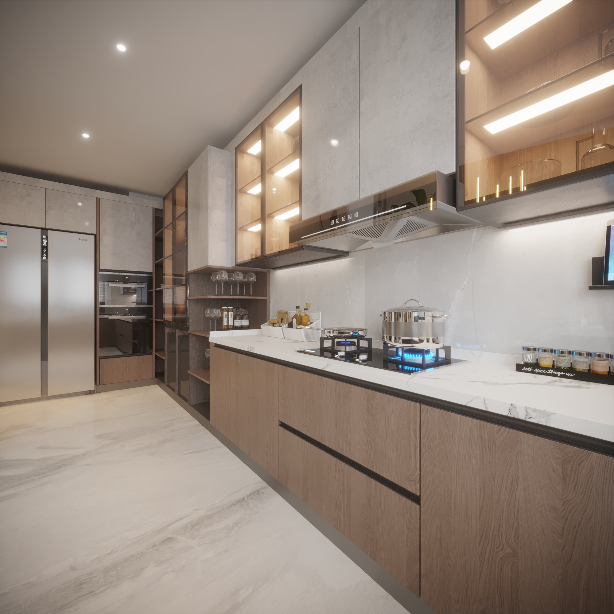 Villa Reception and Living Room and Kithcen Room 2023-8