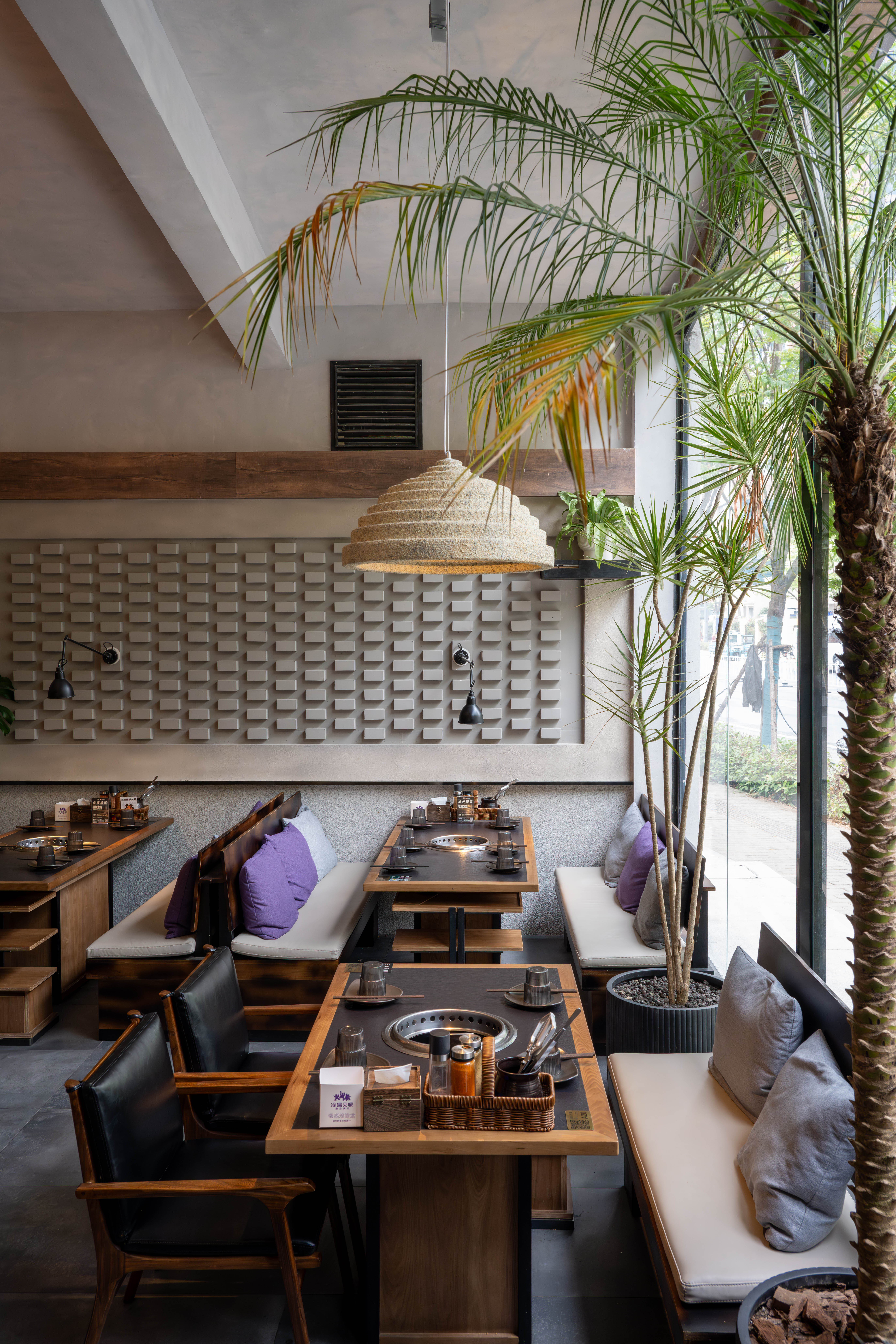 冷遇见暖融合烤肉丨中国郑州丨山野设计-36