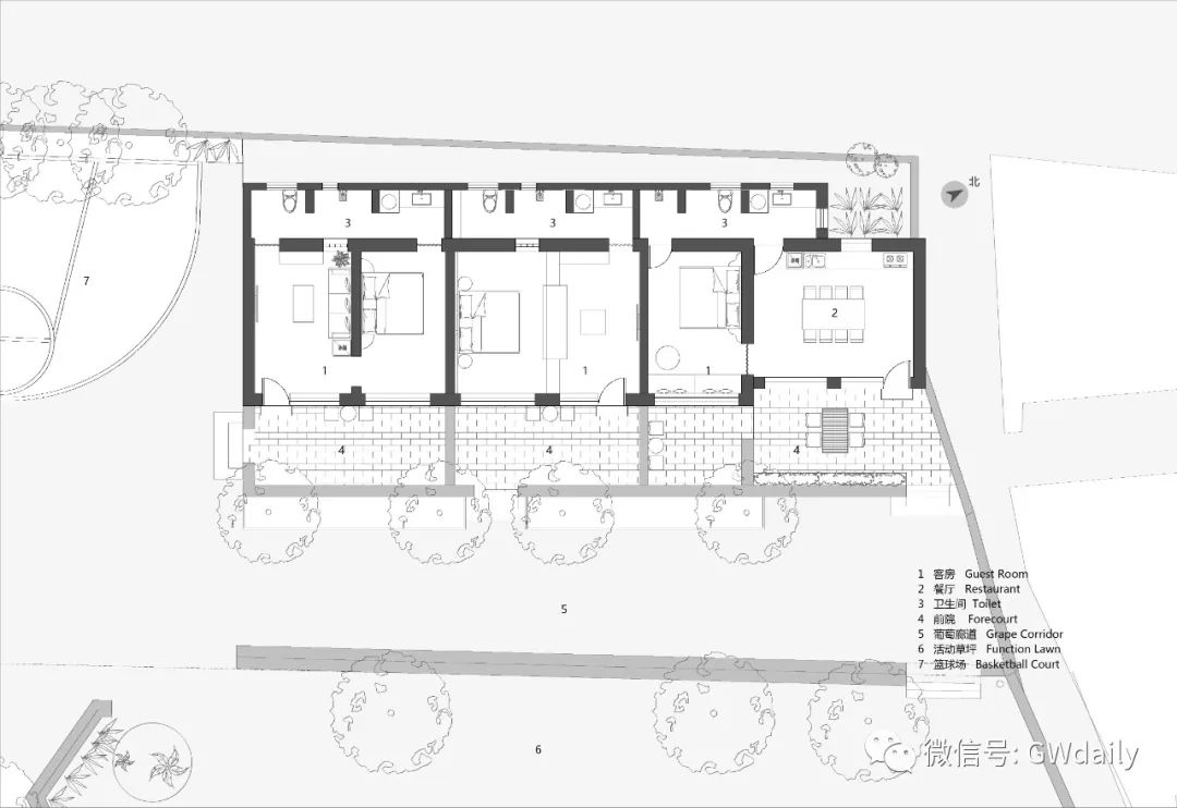 京郊“暖山小院”改造设计丨中国北京丨CCDI悉地国际,卝智室内设计-56