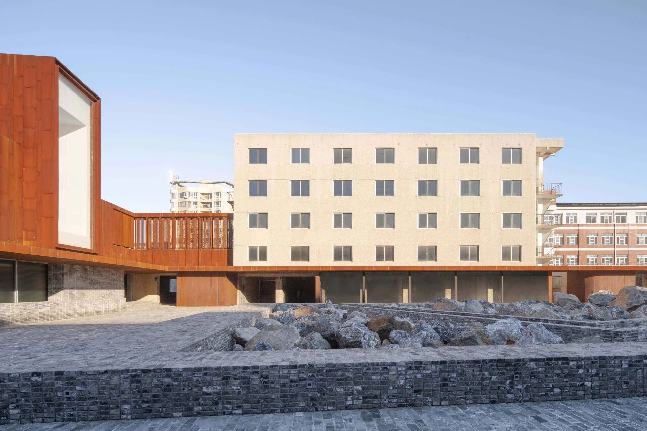 如恩新作／大连引庭,围合石院的文创乌托邦丨中国大连丨如恩设计研究室-6