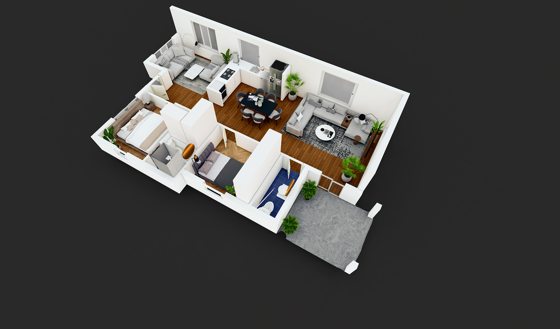 3D Floor plan designs-19
