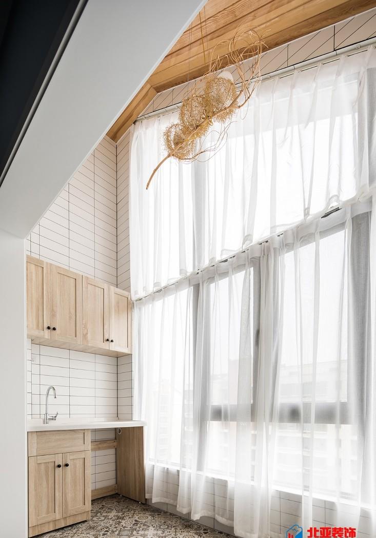 江苏北亚 120 平现代简约风 | 阳光、原木与时尚的共生-26