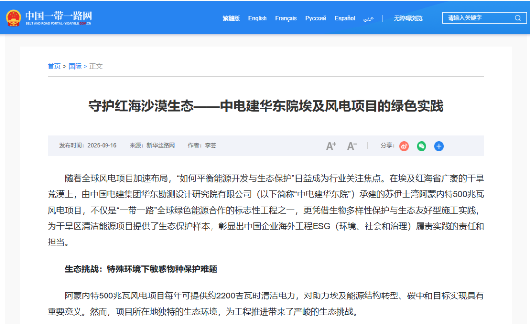 优秀项目部风采|守护红海沙漠生态：埃及风电项目的绿色实践-8