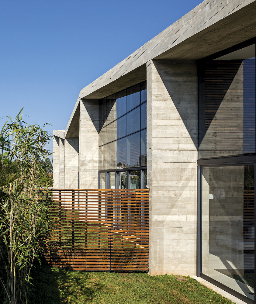 巴西 Braga House 绿色生态现代住宅-35