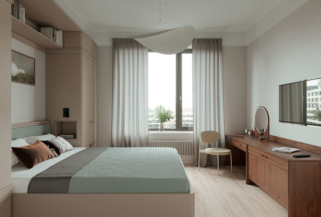 北欧风随性优雅生活空间-12