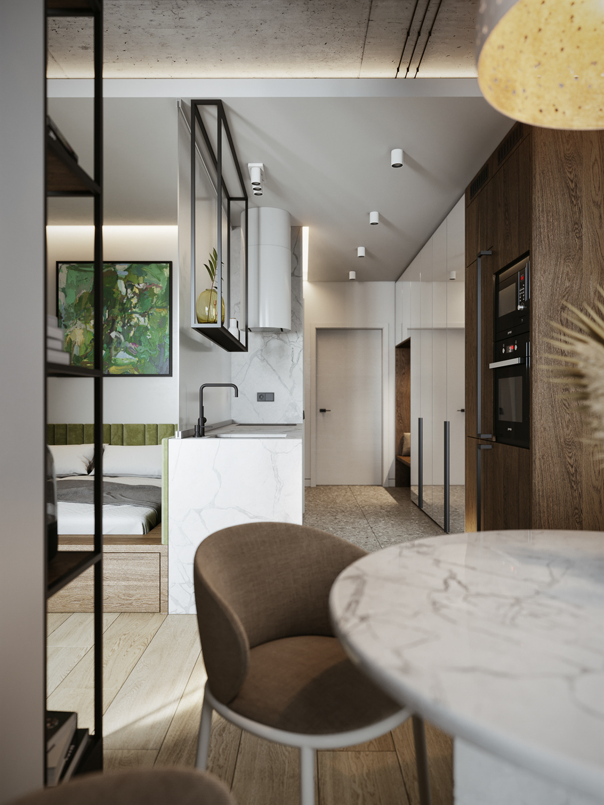 现代北欧风小户型，简单舒适的小窝-17