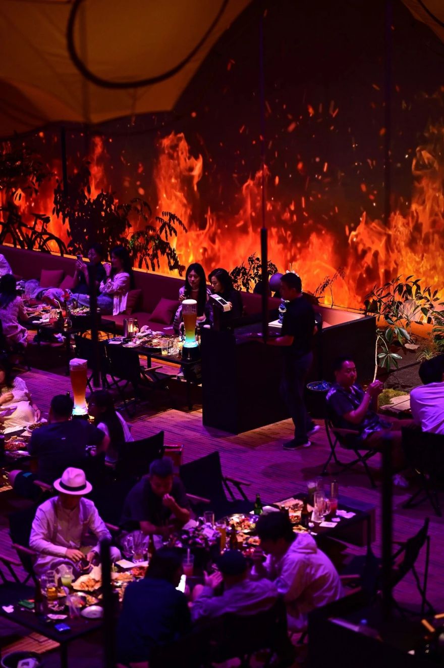 篝火旁·亚运公园店丨中国杭州丨杭州观堂室内设计有限公司-62