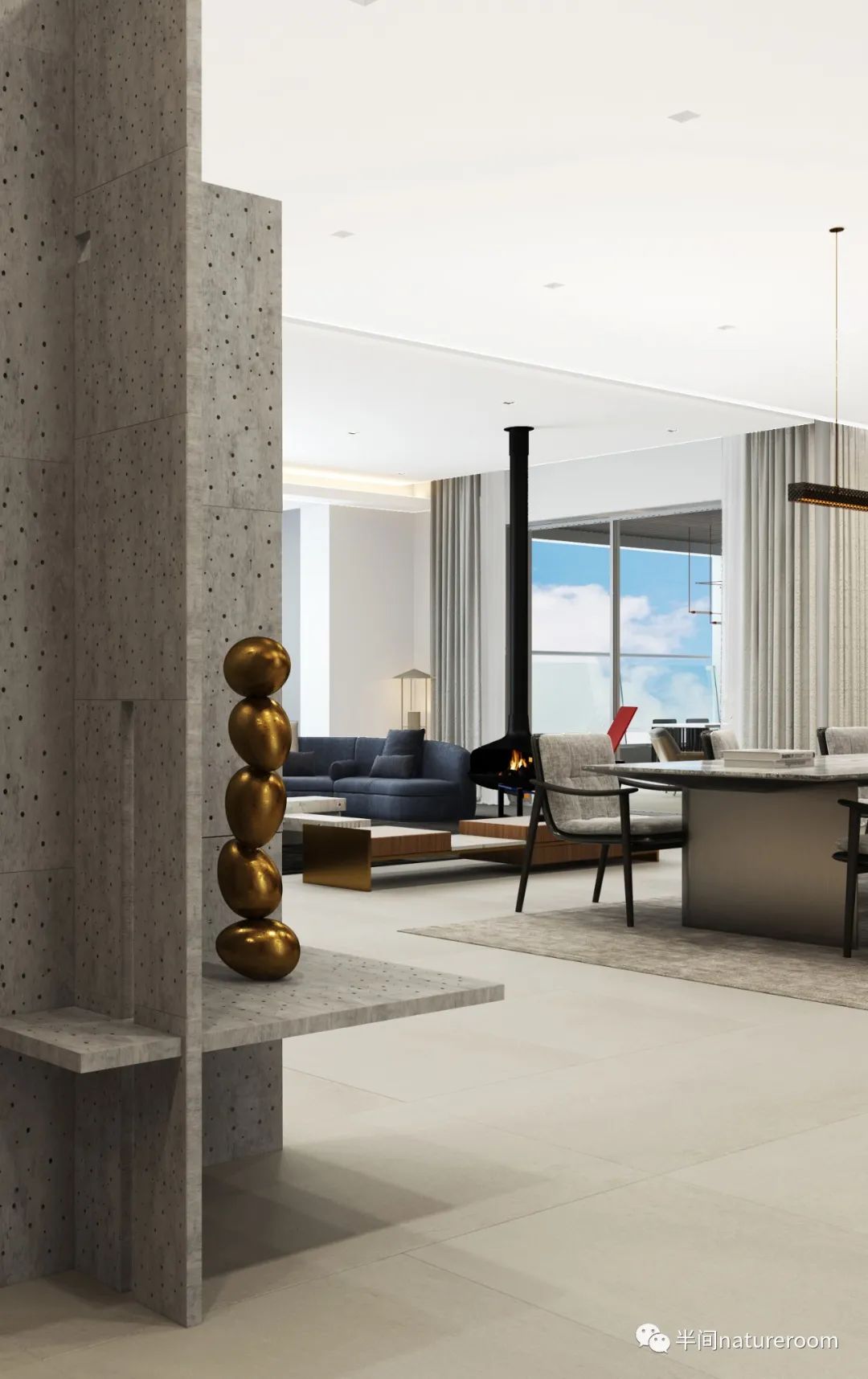 静谧光明 | 贵阳大平层的全案设计-20