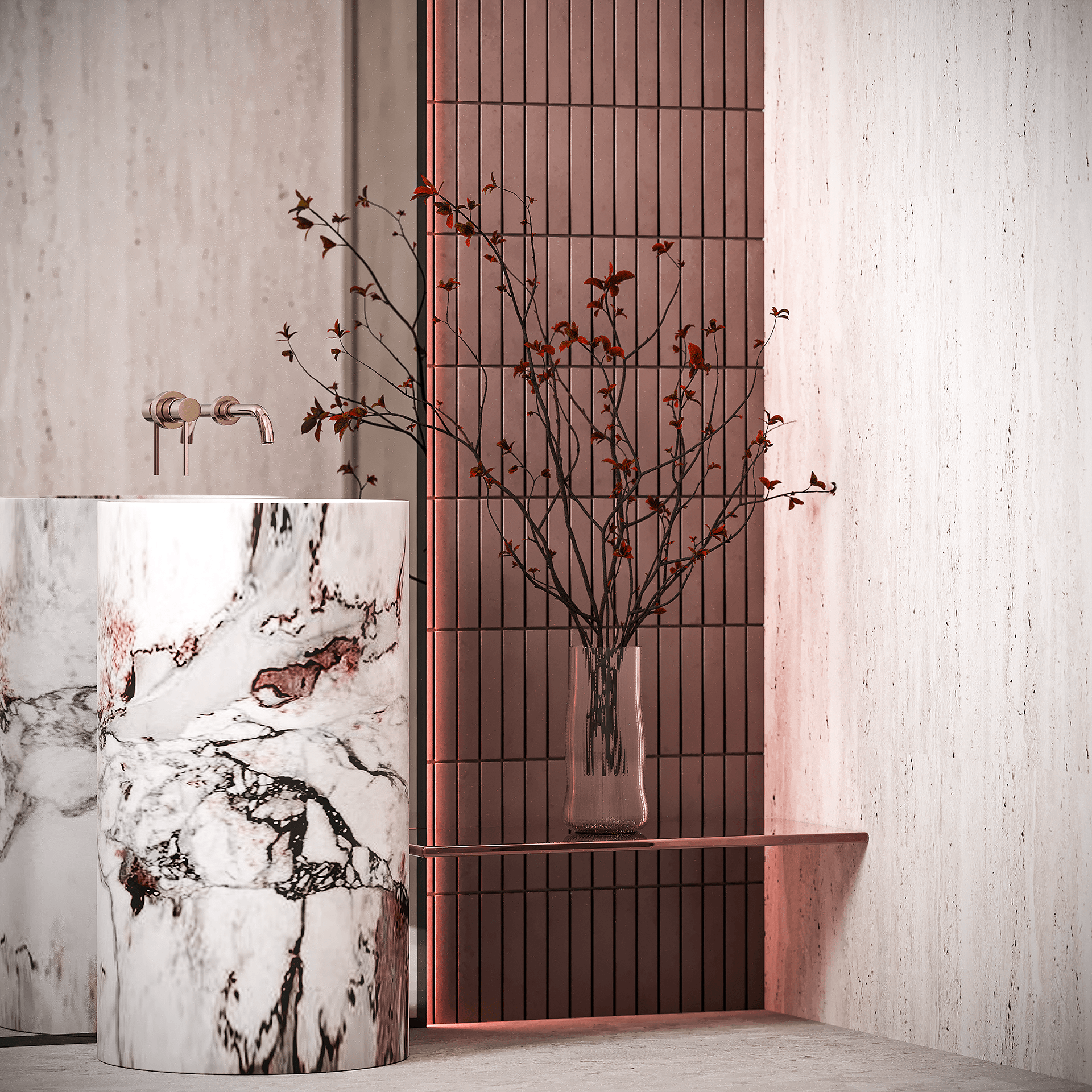 利比亚别墅的客厅卫生间丨Artika Studio-10