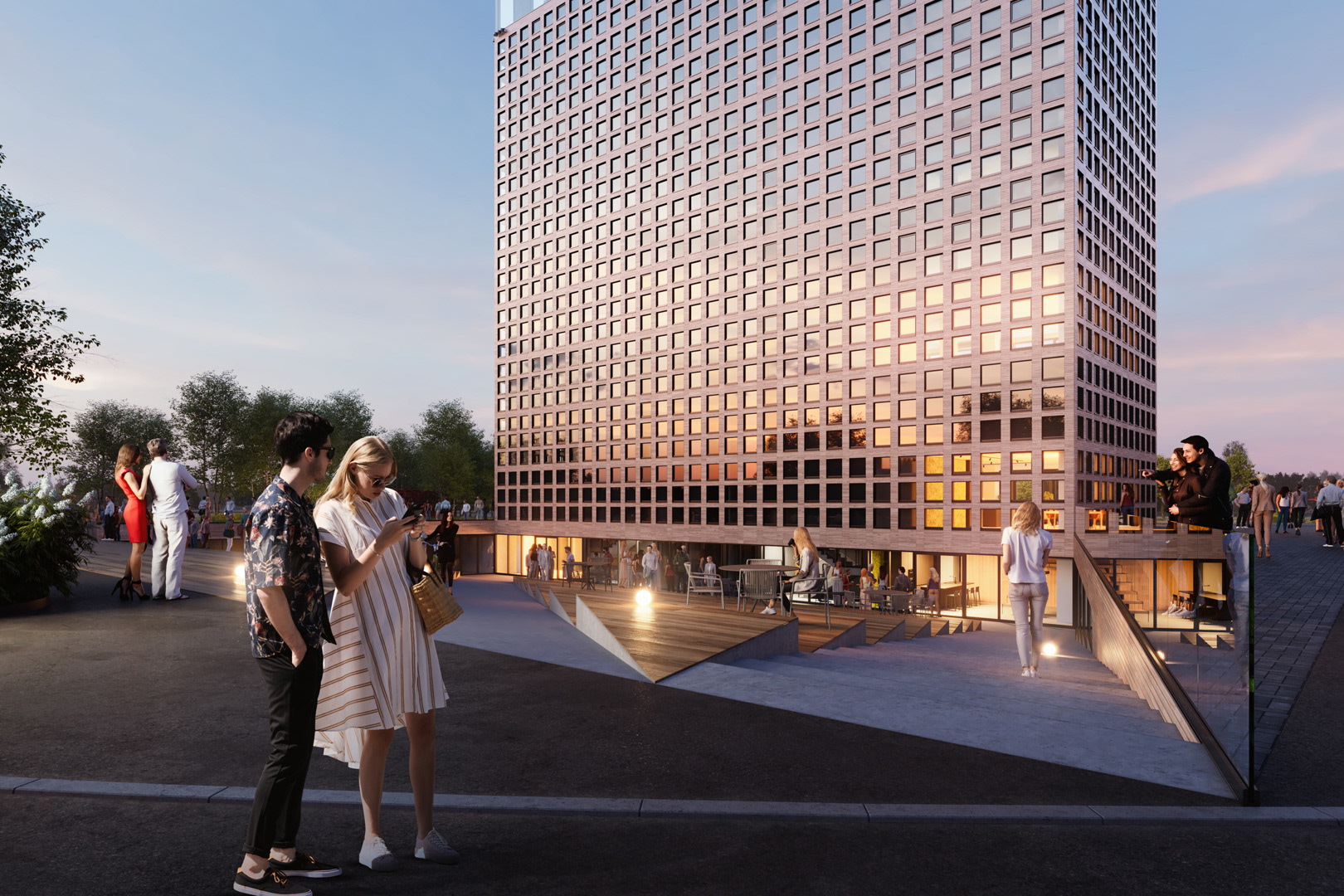 Roheline Park 办公楼商业 CGIs丨爱沙尼亚塔尔图丨Yellow Studio-10