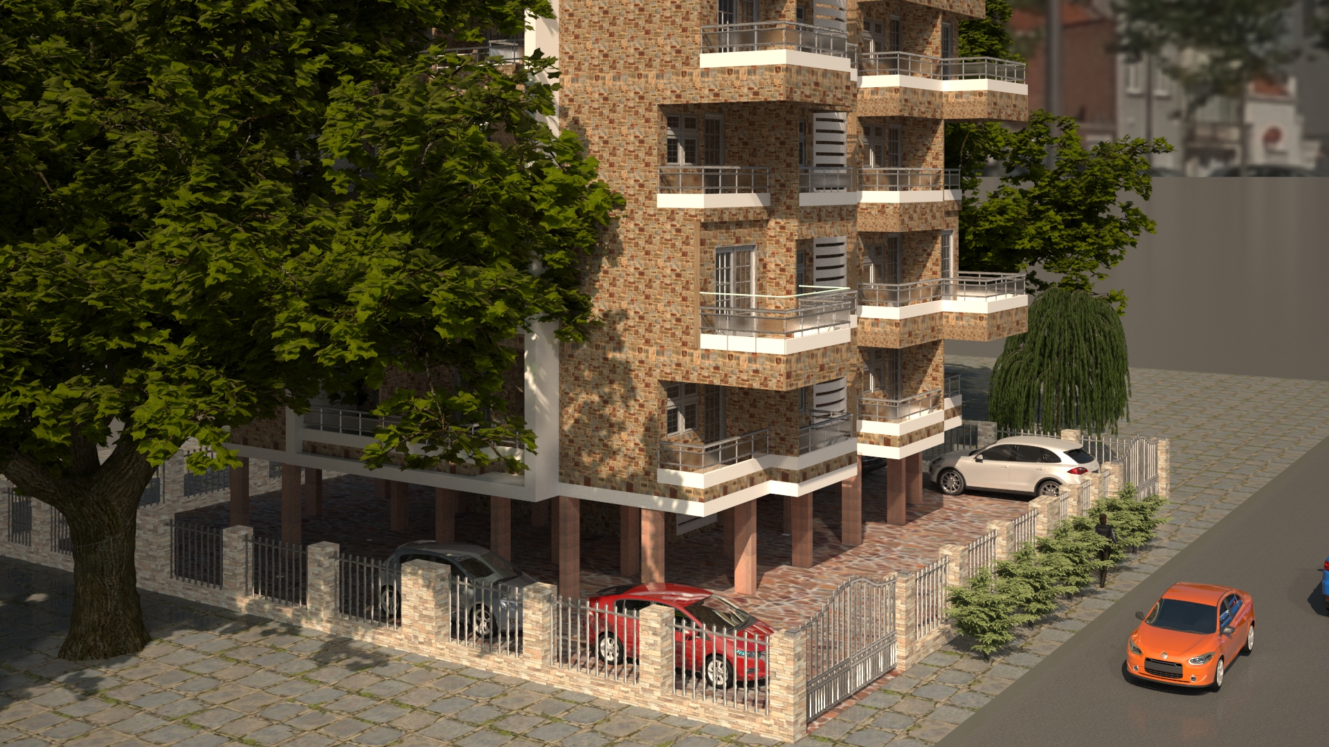 Revit Design House Exterior render max-3
