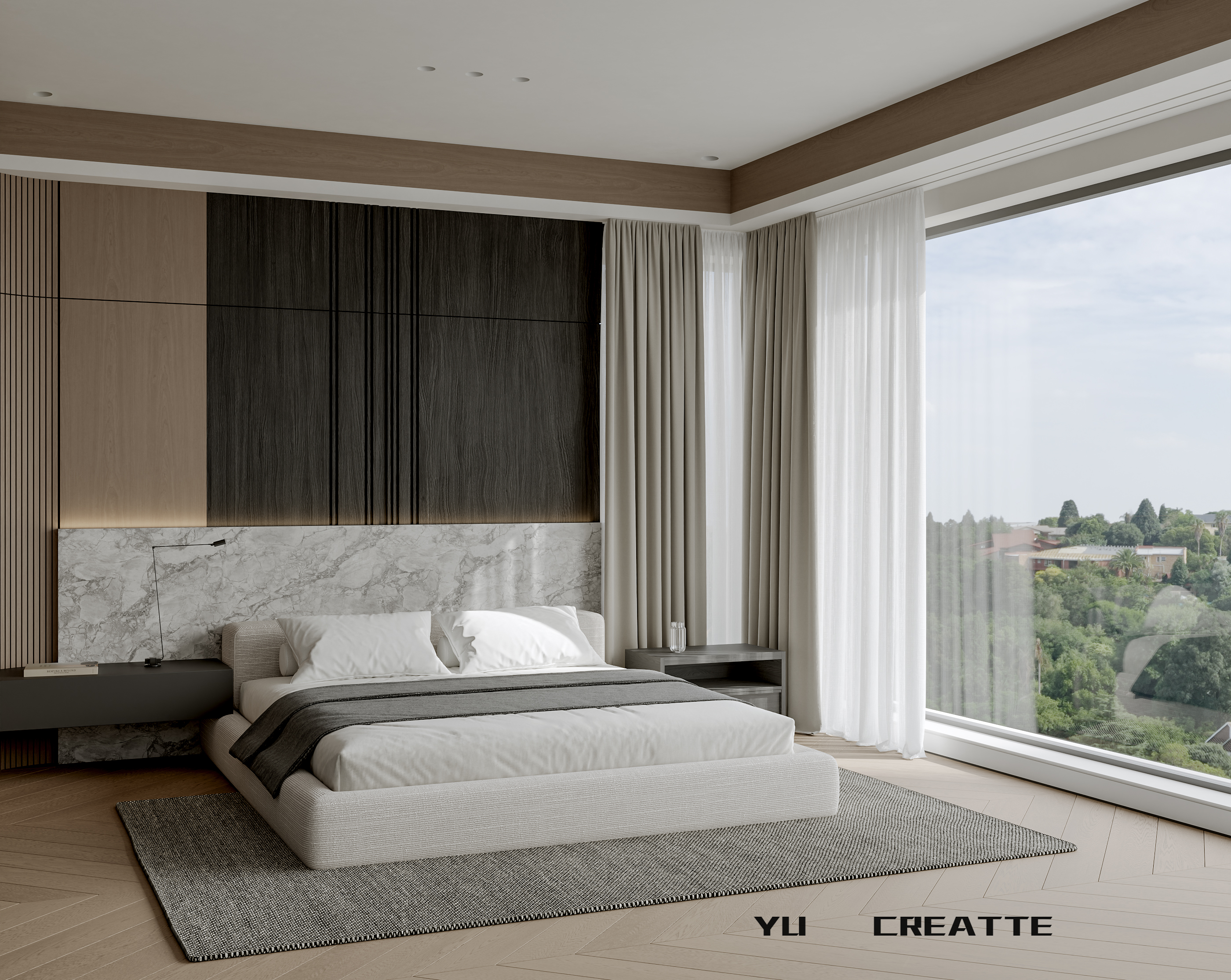 意式极简客餐厅主人房丨近期表现-18