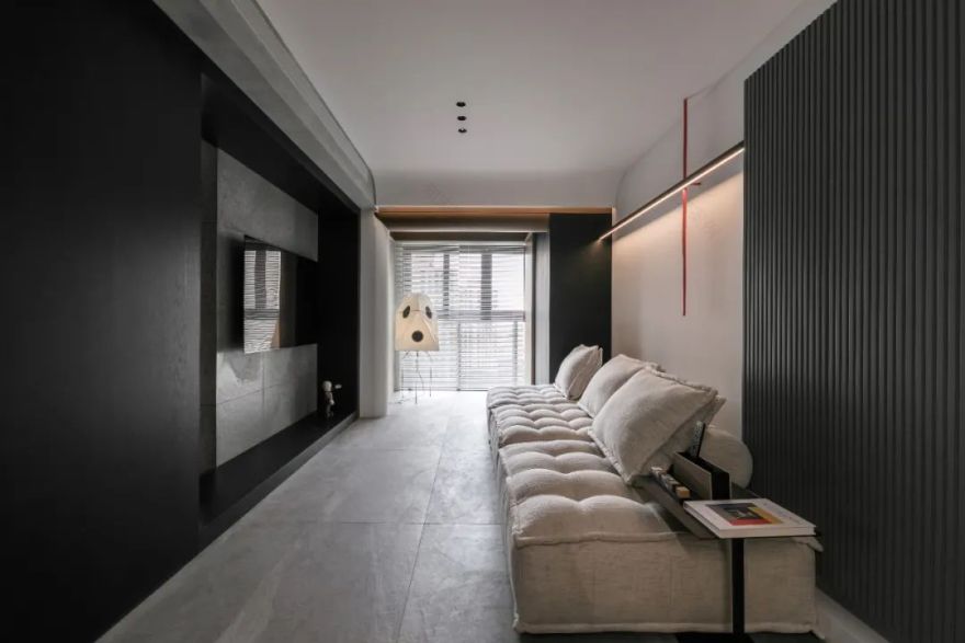 《星际穿越》几何美学,打造单身男业主的精致空间-25