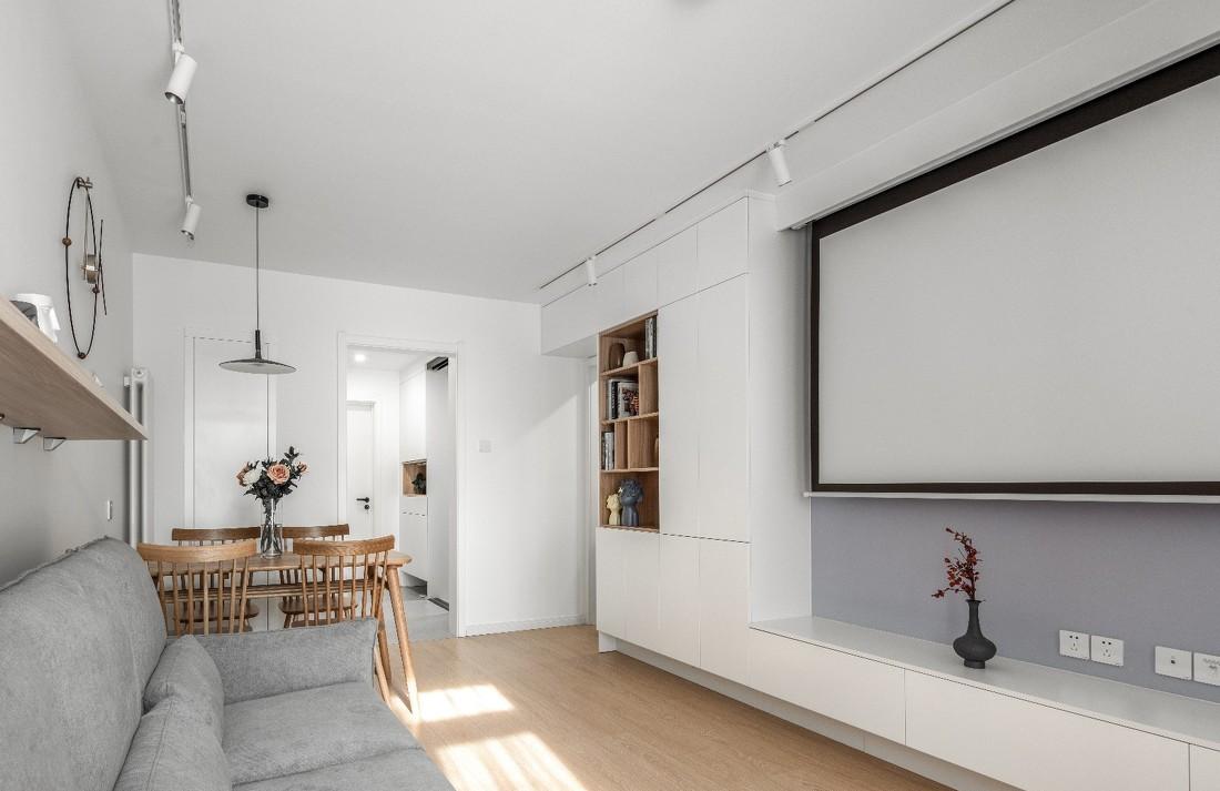 青橙设计 · 温暖简约的平层之家-4