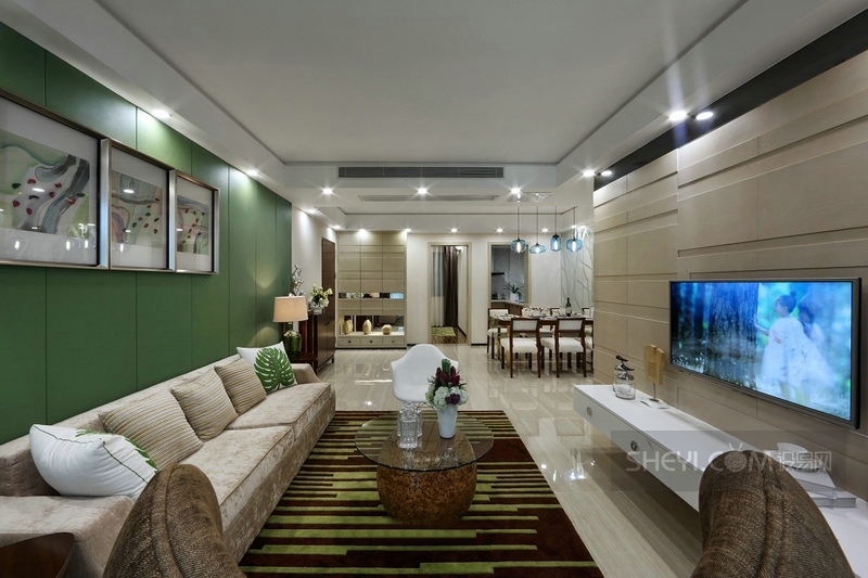 天居笔架山公馆F户型样板房-1