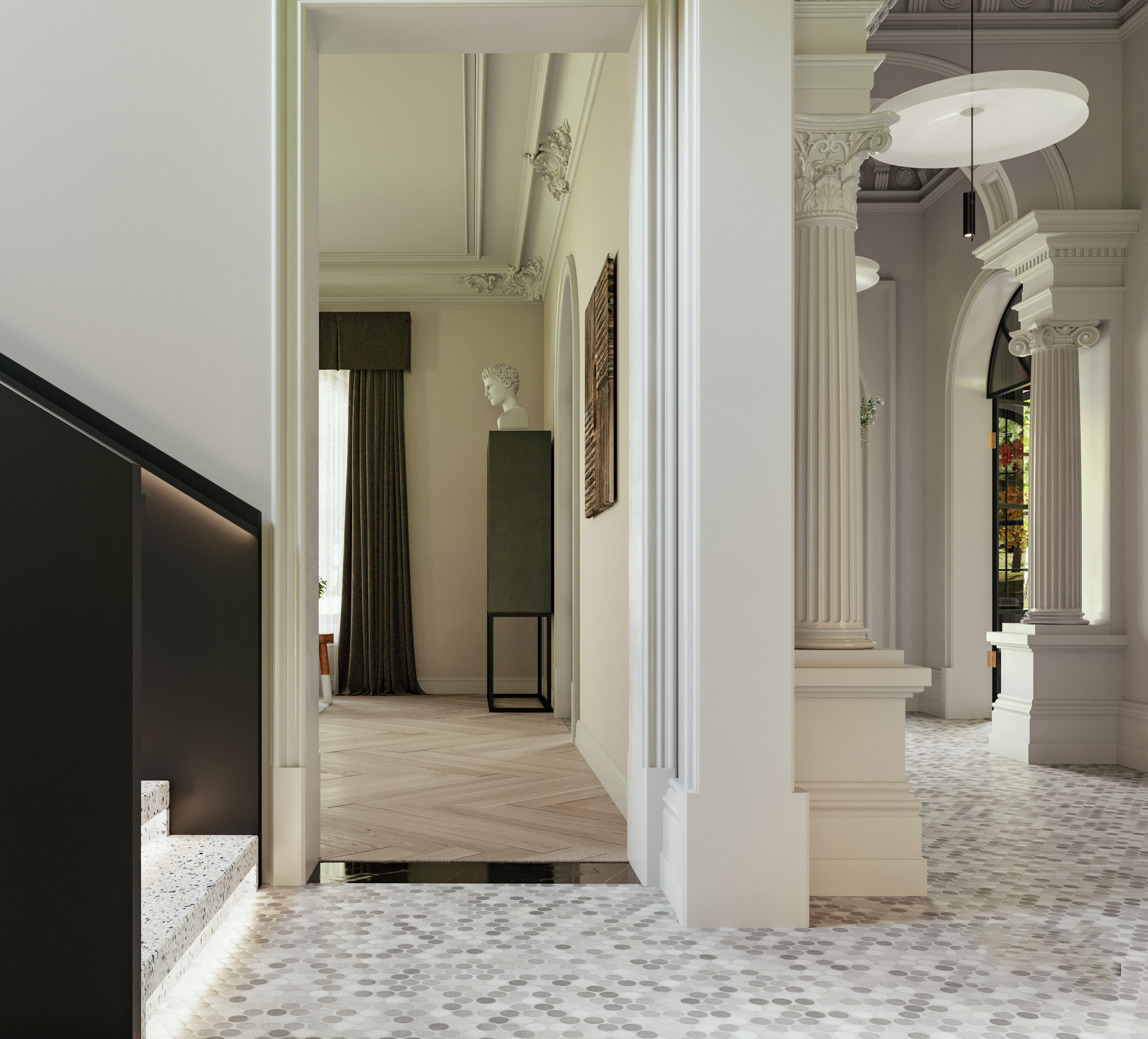 时间之窗——现代法式自建别墅-7