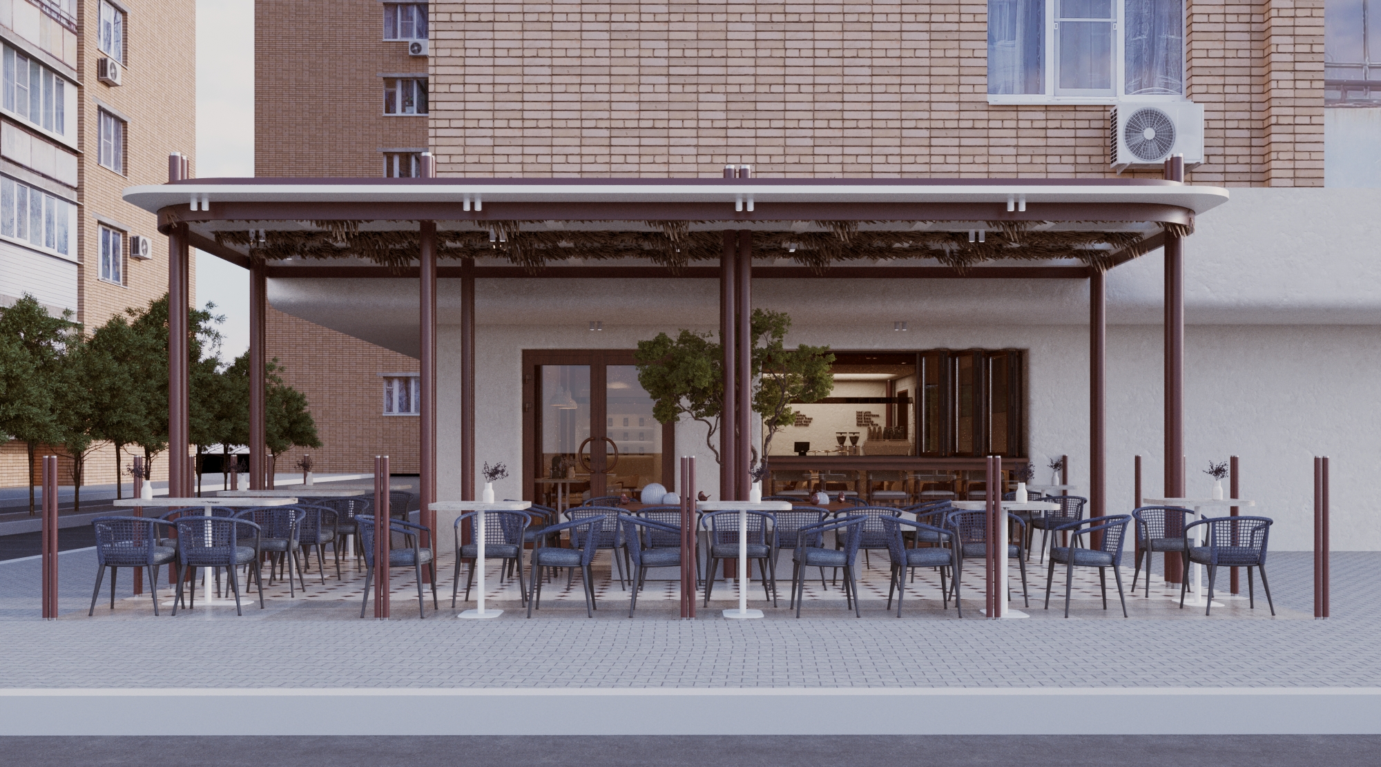 埃里克咖啡馆与餐厅丨埃及开罗丨DEN Projects-4