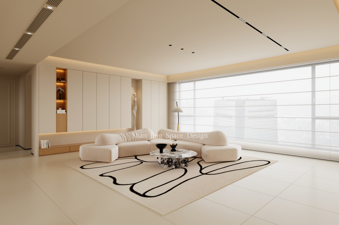 山境空间新案| 柔光之境：现代原木奶油风的治愈叙事-29