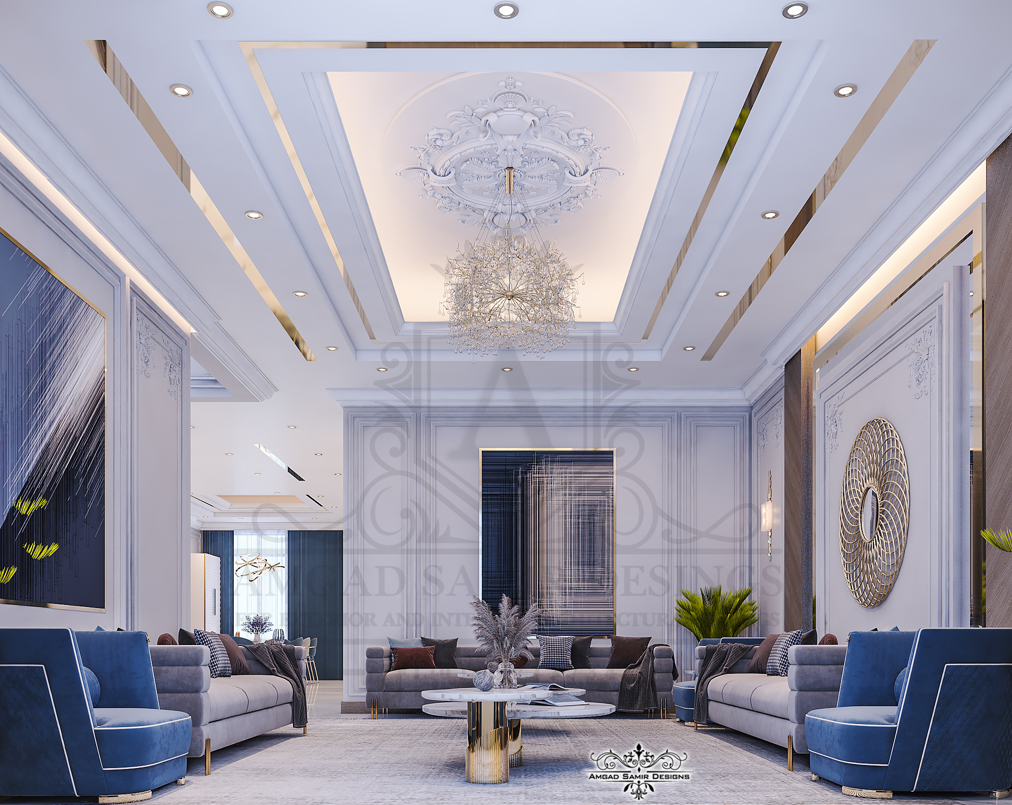 Neo Classic Modern for the ground floor of a villa-2