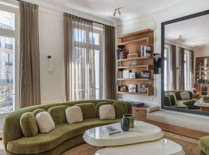 210㎡法式空间设计丨Kelly Boukobza-4