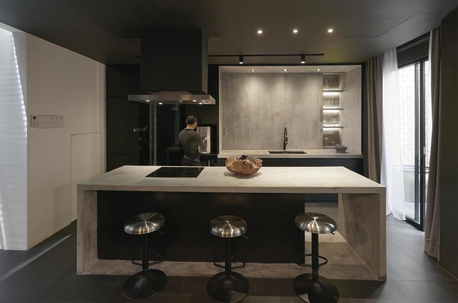 双人住宅中的流动空间与光影游戏-59