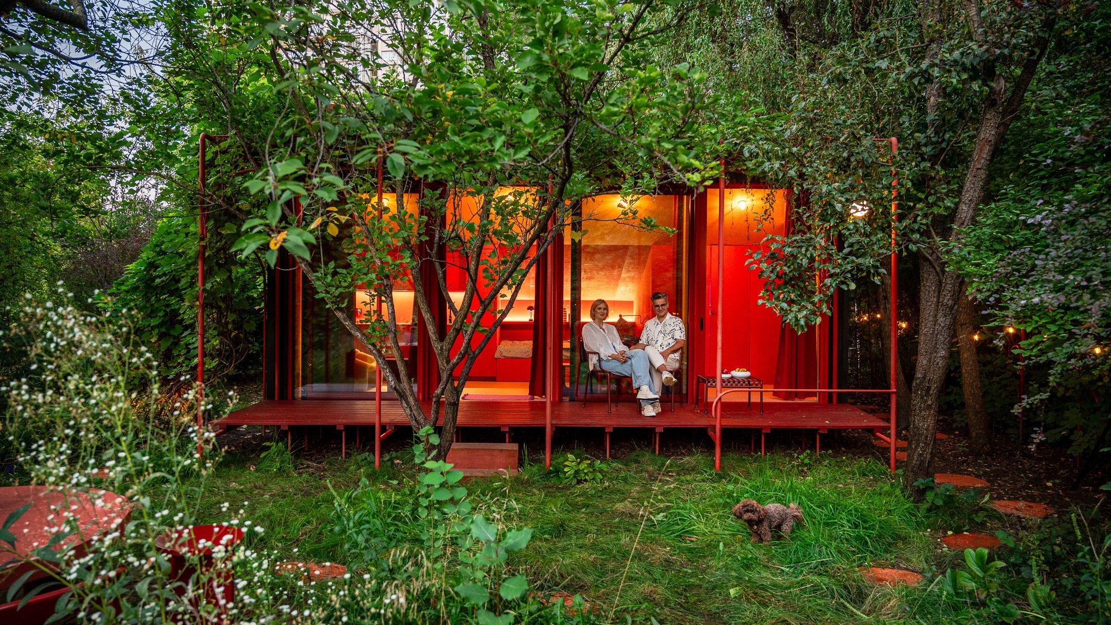 华沙小花园彩色小屋设计项目丨波兰华沙丨NOKE Architects-4