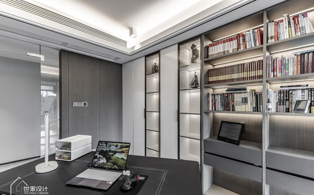 现代黑白灰空间-91