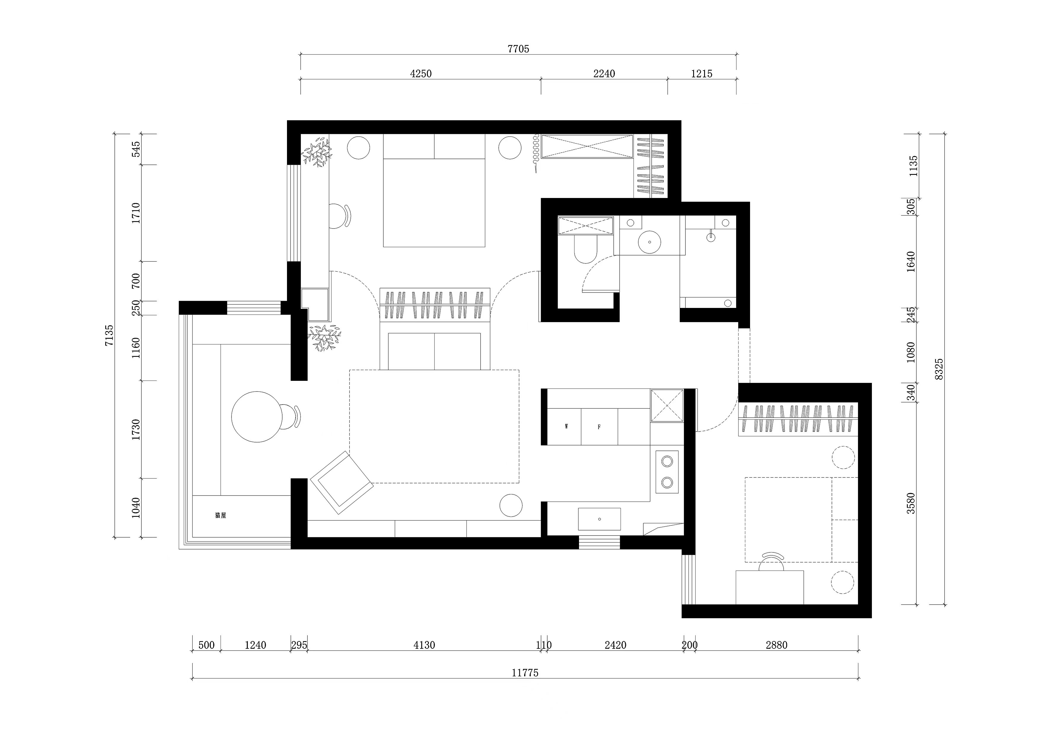 70㎡老小区改造丨Meno Design-34