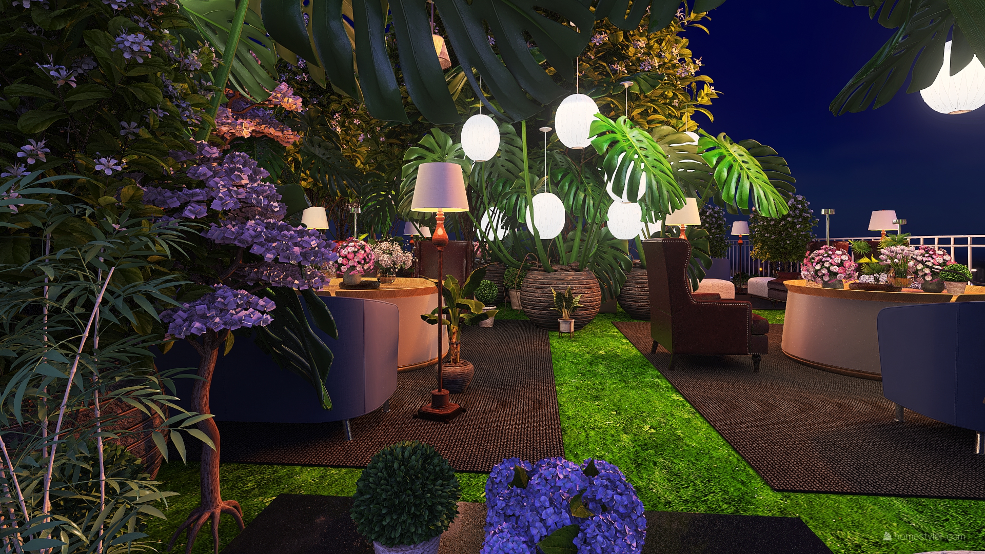 Backyard seating - Virtual Staging and Design-8